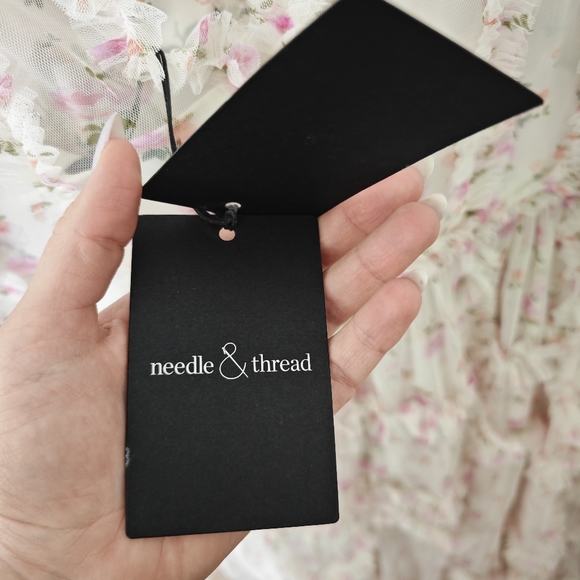 Needle & Thread Midi Floral Dress US14 - Picture 6 of 9